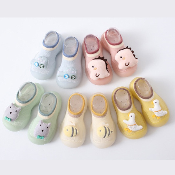 Grace Thai รองเท้าหัดเดินเด็ก พื้นยางซิลิโคน รองเท้าเด็กกันลื่น พร้อมส่ง