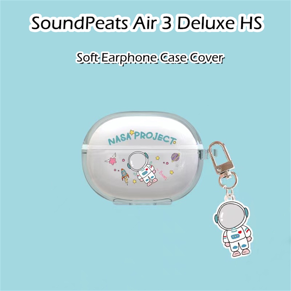 อนาคตดาวสําหรับ SoundPeats Air 3 Deluxe HS กรณีสไตล์ฤดูร้อนการ์ตูนซิลิโคนอ่อนนุ่มหูฟังกรณีปลอกปก