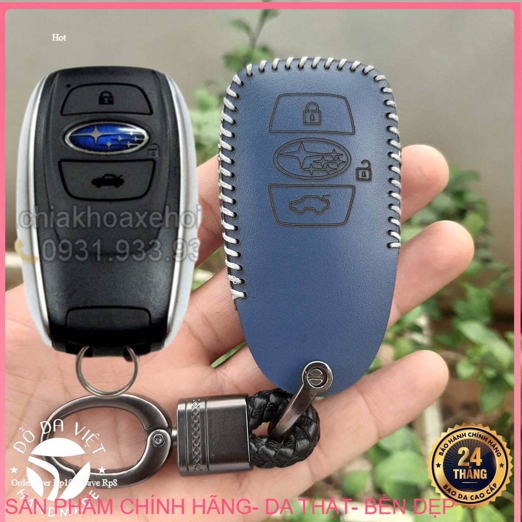 SUBARU, subaru forester, wrx, xv, outback, legacy เคสกุญแจหนังวัวแท้ 2 ปี