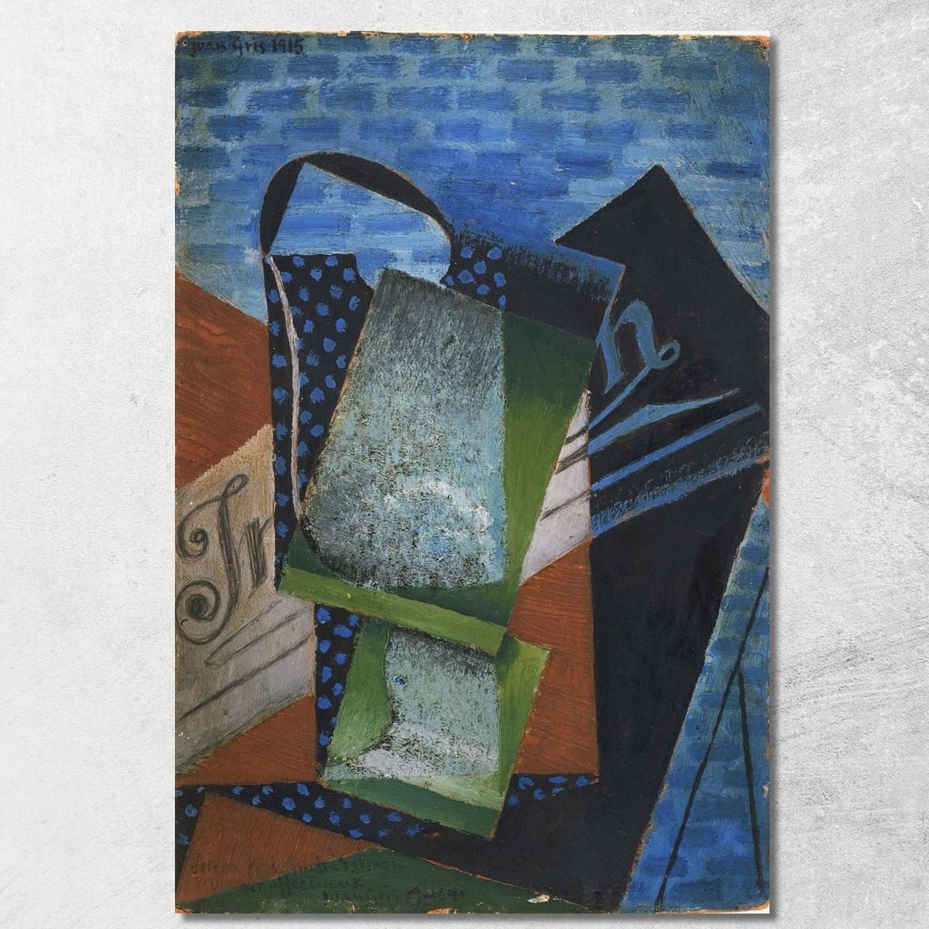 Abstraction Juan Gris, jgr2 ภาพพิมพ์บนผ้าใบแคนวาส