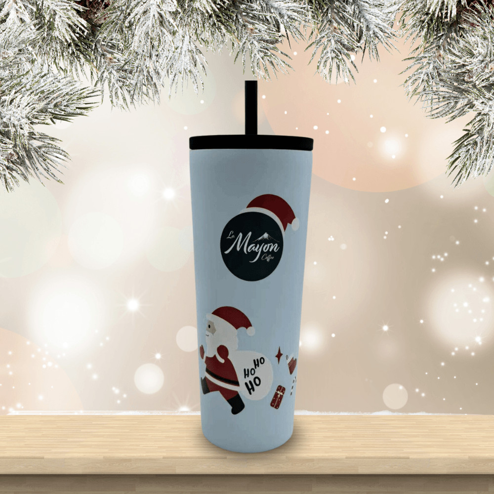 Ghouse Online LAMAYON Christmas premium glass 710 มล. รุ่น ZBST03 สีฟ้า สินค้าขายดี!