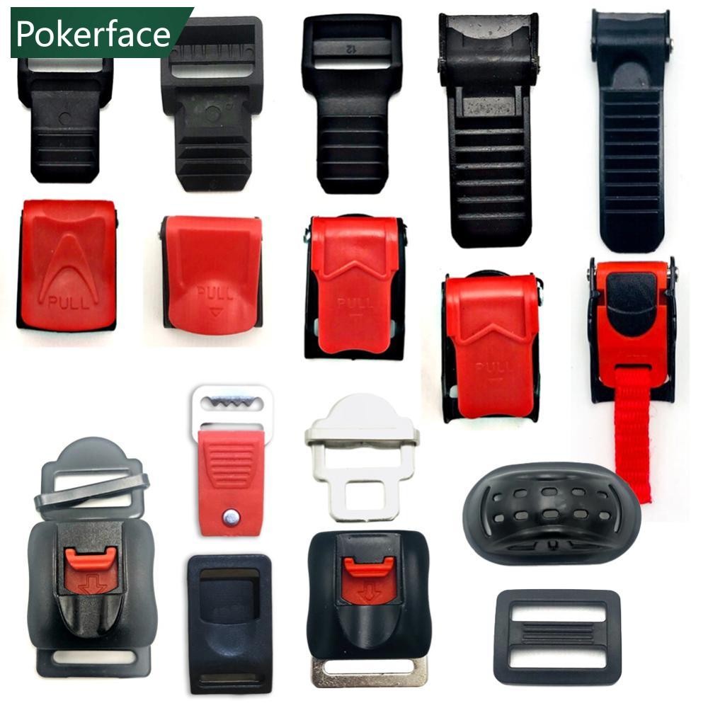 Pokerface 1 PC หมวกกันน็อครถจักรยานยนต์หัวเข็มขัดสายรัดคางความเร็วยืดหยุ่นเย็บคลิปหมวกกันน็อคจักรยานหัวเข็มขัดมอเตอร์สําหรับจักรยานหมวกกันน็อควิบากอุปกรณ์เสริม N1T1