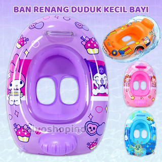 TAIYO Ban Renang Duduk Bayi Kecil Karakter Pelampung Bulat PVC Swim Small Sit Ring Safety Inflatable