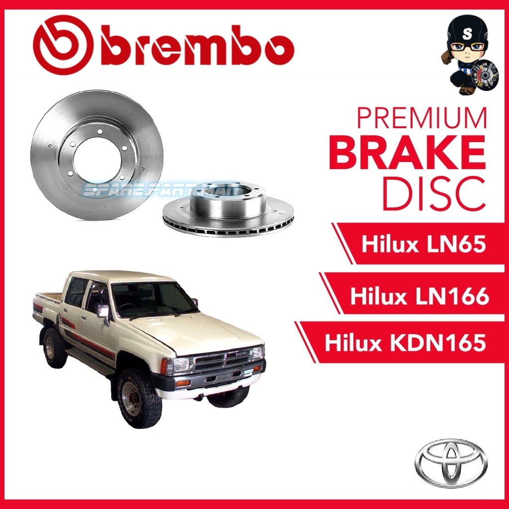BREMBO ดิสก์เบรกหน้า (2 ชิ้น) - TYT Hilux LN65, LN166, KDN165