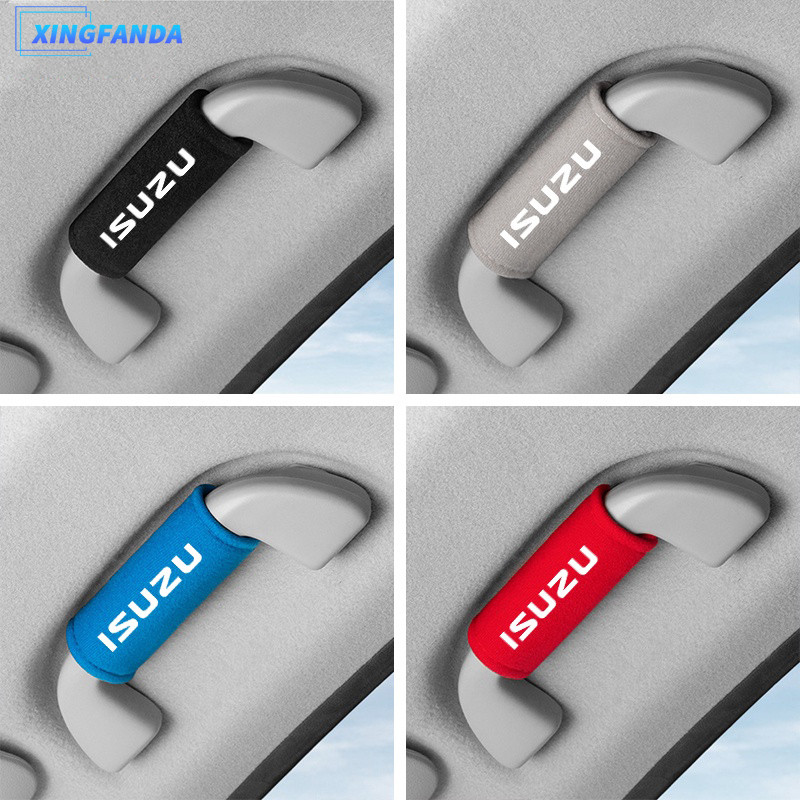 Isuzu หลังคารถดึงถุงมือรถด้านในที่เท้าแขนประตูครอบคลุม Fluff Handle Protector สําหรับ ISUZU Panther Elf Traga Dmax Mux Trooper MU7 TFR Crosswind Panther