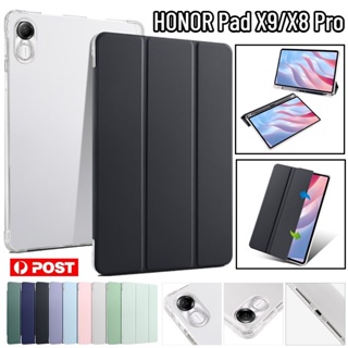 เคสหนัง PU ฝาพับ พร้อมช่องใส่ปากกา สําหรับ Honor Pad X9 11.5 นิ้ว 2023 Honor Pad X8 Pro 2023