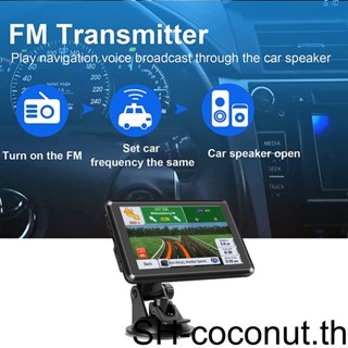 【Coco】อุปกรณ์นําทาง Gps แผนที่ควบคุมแบบสัมผัส แบบพกพา พร้อมเสียง สําหรับรถยนต์ รถมอเตอร์ไซด์