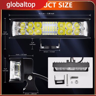 แถบไฟ Led กันน้ํา 1/2/3 สําหรับไฟหน้าอลูมิเนียมอัลลอยด์ แบบสว่าง และทนทาน