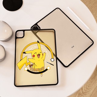 เคสอะคริลิคแข็ง ลายปิกาจูร้องเพลง สําหรับ IPad 7 8 9 10 Air3 Air4 Air5 10.9 นิ้ว Pro10.5 10.2 นิ้ว Pro11 2018 2020 2021 2022