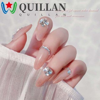 Quillan เพชรเทียม ทรงสี่เหลี่ยม 3D สไตล์ญี่ปุ่น สําหรับตกแต่งเล็บ