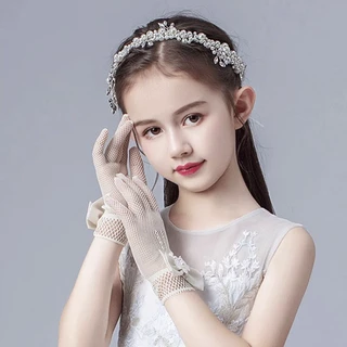 **ส่งเร็วมาก** ถุงมือลูกไม้เด็กหลายแบบ 4-8 ขวบขึ้นไป สินค้าพร้อมส่งจาก shop ไทย