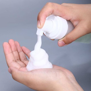 Packaging PET Mousse Bubbler Facial Cleanser Pressing Foam Foaming Bottle Foaming Bottle Plastic 50/100/200ml EQxv