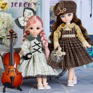 Jeromy BJD ตุ๊กตา 1/6 BJD ข้อต่อถอดได้ ตา 3D หลากสี พร้อมเสื้อผ้า ของเล่นสําหรับเด็ก