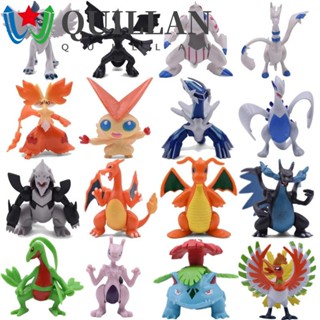 Quillan ตุ๊กตาการ์ตูนโปเกม่อน Charizard Ivysaur Aggron Pikachu ขนาด 6-8 ซม. สําหรับตกแต่ง