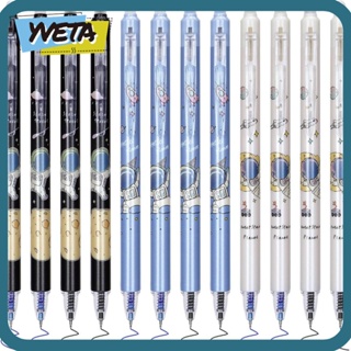 Yveta ปากกาลูกลื่น พลาสติก สีดํา 0.5 มม. 12 ชิ้น