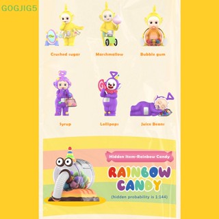 [GOGJIG5] Teletubbies Fantasy Candy World Series Mystery Box Blind Box Cute Action Figurine ของเล่นสําหรับเด็ก UOO