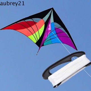 Aubrey1 ว่าวพลาสติก รูปตัว D สีดํา ของเล่นสําหรับเด็ก