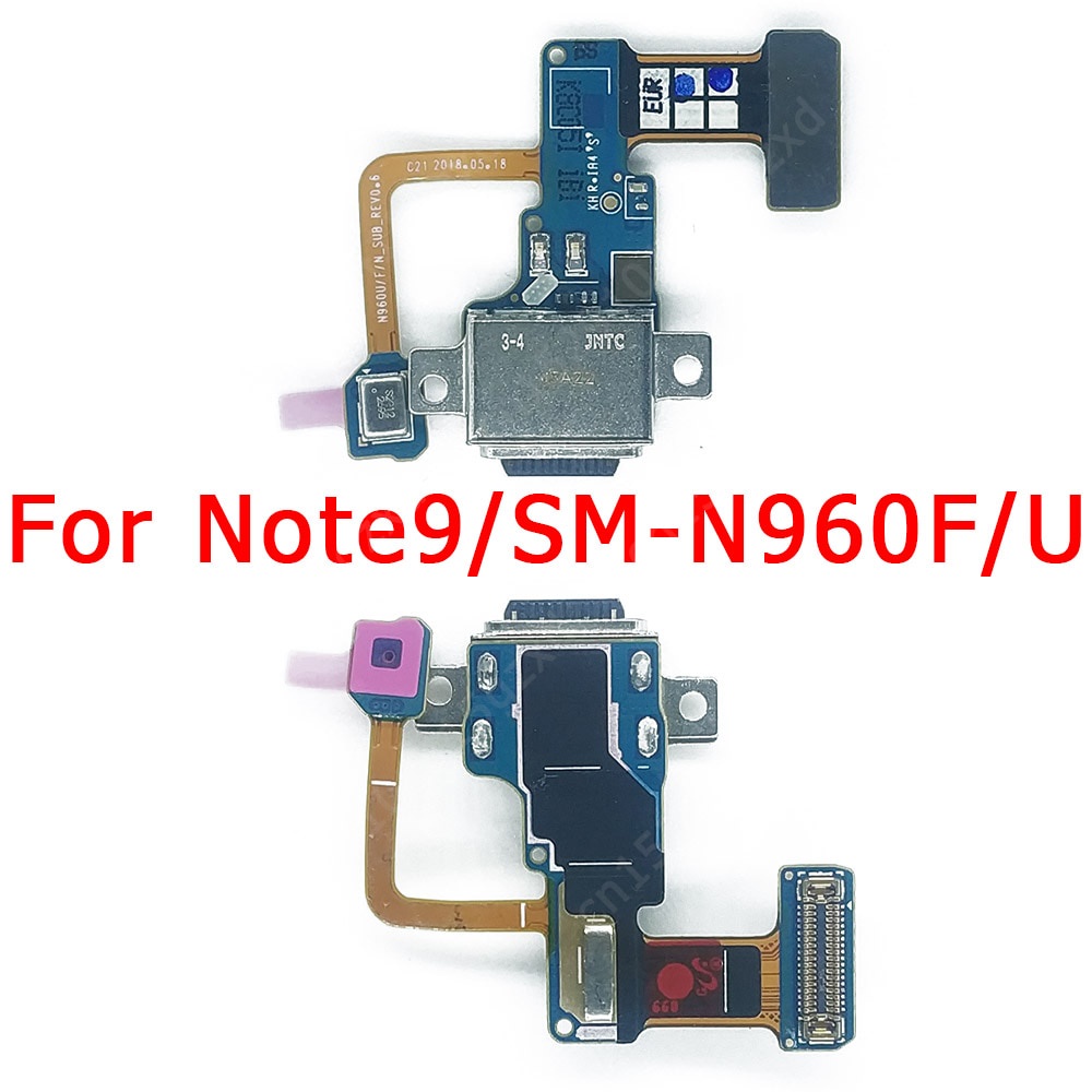 บอร์ดชาร์จ USB PCB อะไหล่สายเคเบิ้ลอ่อน สําหรับ Samsung Galaxy Note 9 Note9 N960