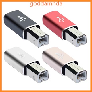 Godd อะแดปเตอร์ USB C ตัวเมีย เป็น MIDI ตัวเมีย USB C เป็นตัวผู้ USB B สําหรับเครื่องพิมพ์