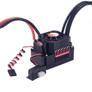 Surpass HOBBY 60A Brushless ESC ตัวควบคุมความเร็วอิเล็กทรอนิกส์ กันน้ํา สําหรับรถบรรทุกบังคับ 1/10 Off-road