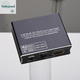 [Yobusad.th] ตัวแปลงเสียงบลูทูธ ARC 4K 60Hz Pass 2.0CH 5.1CH สําหรับแล็ปท็อป PC