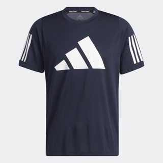 adidas เทรนนิง เสื้อยืด Freelift ผู้ชาย สีน้ำเงิน HF4737