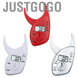 Justgogo Skin Fat Caliper Portable Lightweight Comfortable Grip Accurate Measurement Digital