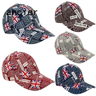 หมวกเบสบอล ผ้าฝ้าย ลาย Union Jack ภาษาอังกฤษ สําหรับผู้ชาย และผู้หญิง