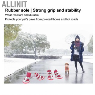 Allinit Dog Paw Protector  Rubber Sole Prevent Slip Shoes for Small Dogs