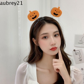 Aubrey1 ที่คาดผม รูปฟักทอง แมงมุม ค้างคาว ฟักทอง ฮาโลวีน กันลื่น เครื่องประดับ สําหรับผู้หญิง