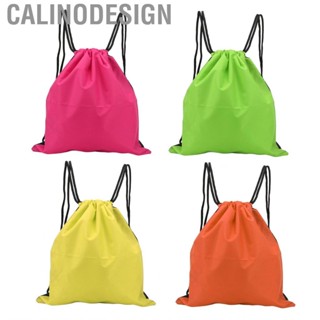 Calinodesign Drawstring Backpack Gym Sack Big  Sports Water Resistant Storage Bag for Shopping Sport