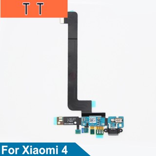  แท่นชาร์จพอร์ต USB เชื่อมต่อไมโครโฟน สายเคเบิลอ่อน สําหรับ XiaoMi 4 mi4