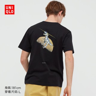 S-5XL Uniqlo เสื้อยืดแขนสั้น พิมพ์ลาย JWx HajimeSorayama สําหรับผู้ชาย