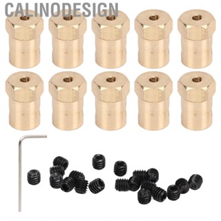 Calinodesign Hex Shaft Coupling Flexible Coupler Brass for RC