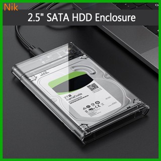 Bĕseф กล่องฮาร์ดดิสก์ HDD USB3 1 เป็น 2 5 USB3 1 SSD แบบพกพา สําหรับเคสฮาร์ดดิสก์