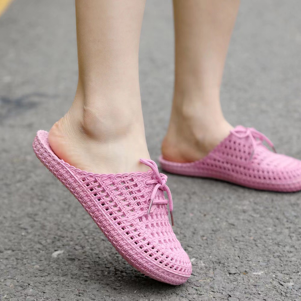พร้อมส่ง🚚 รองเท้าแตะผู้หญิง ส้นแบน slipper แฟชั่น นุ่ม หัวหมวก เย็นสบาย A-016