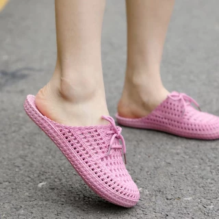 พร้อมส่ง🚚 รองเท้าแตะผู้หญิง ส้นแบน slipper แฟชั่น นุ่ม หัวหมวก เย็นสบาย A-016