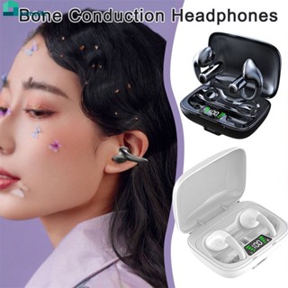 BT600คลิปบนหูหูฟังบลูทูธไร้สายการนำกระดูกในหูสวมใส่ไฮไฟ Lossless สเตอริโอเสียงจอแสดงผลดิจิตอลชุดหูฟังบ้าน home home