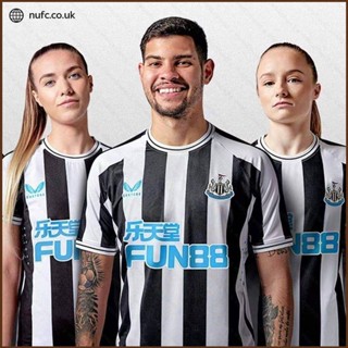 เสื้อกีฬาแขนสั้น คอกลม ลายทีมชาติฟุตบอล Newcastle United NS2 2022 23 ชุดเหย้า SN2
