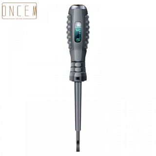 【ONCEMOREAGAIN】Electric Pen Double Colored Light Screwdriver Electric Pen Slotted/cross