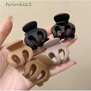 Twinkle1 กิ๊บติดผม รูปฟักทอง ดอกไม้น่ารัก ขนาดเล็ก สไตล์วินเทจ สีพื้น สําหรับเด็กผู้หญิง