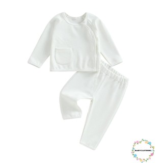 Babyclothes- ชุดเสื้อกันหนาว แขนยาว กางเกงขายาว เอวยางยืด สําหรับเด็กทารกผู้ชาย