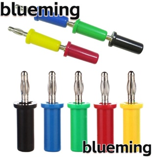 Blueming2 อะแดปเตอร์ปลั๊กกล้วยเชื่อมต่อเสียง ทองแดงบริสุทธิ์ 4 มม. สีดํา แดง ปลอดภัย