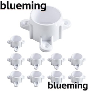 Blueming2 ฝาครอบขาโต๊ะ PVC เกรดเฟอร์นิเจอร์ หน้าแปลน 1 นิ้ว สีขาว สําหรับขาโต๊ะเก้าอี้ American SCH40 10 ชิ้น