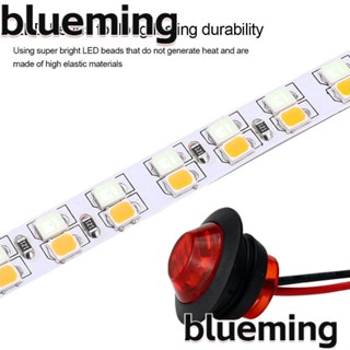 Blueming2 ไฟเตือน LED DC 12V กันน้ํา ทนทาน อุปกรณ์เสริม สําหรับรถบรรทุก รถพ่วง 5 ชิ้น