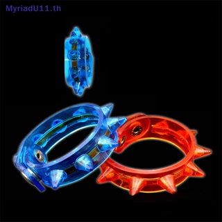 Myriadu สร้อยข้อมือไฟแฟลช LED เรืองแสง เปลี่ยนสีได้ สําหรับปาร์ตี้