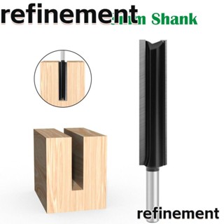 Refinement ดอกกัดมิลลิ่ง ก้านคู่ 8 มม. ทนทาน สําหรับแกะสลัก|ดอกสว่านเราเตอร์ สําหรับงานไม้