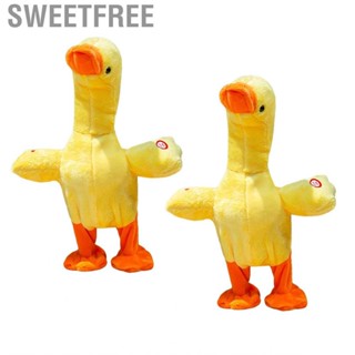 Sweetfree Talking Duck Toy Cute Imitating  Singing Walking Educational  Doll for Children Friend