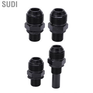 Sudi Oil Cooler Connector Transmission Adapter Strong Professional 8ANx1/4NPS 1 Pair Rustproof High Accuracy for Car