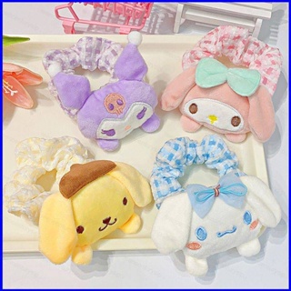 Gp1 Sanrio Kuromi Cinnamon Pompom Purin mymelody ยางรัดผม ยางรัดผม แฟชั่น เครื่องประดับผม PG1